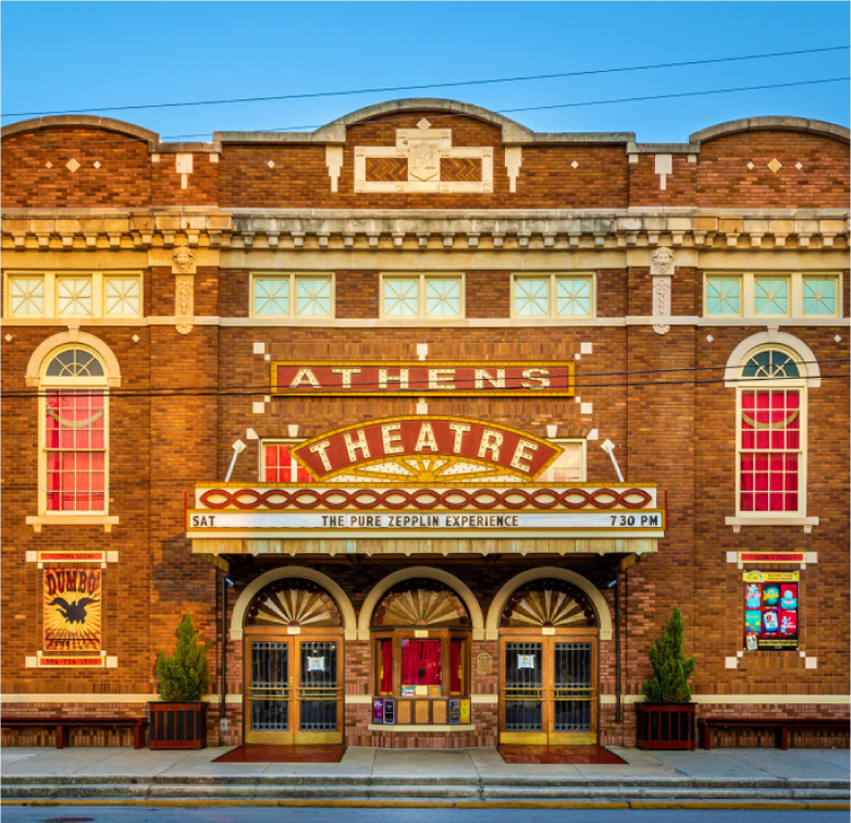 Picture of the historic Athens Theater